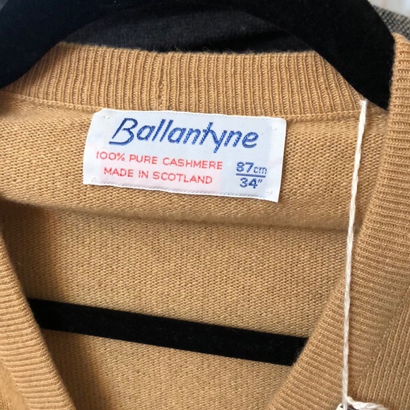 SOLD NWT Vintage Ballantyne Cashmere Cardigan - Picture 6 of 8